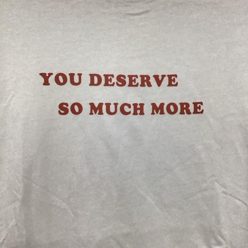 ローリーズファーム LOWRYS FARM Tシャツ 半袖 FREE ロゴ、文字 X プリント 白 / ホワイト /  レディース USED 古着 中古 10150173