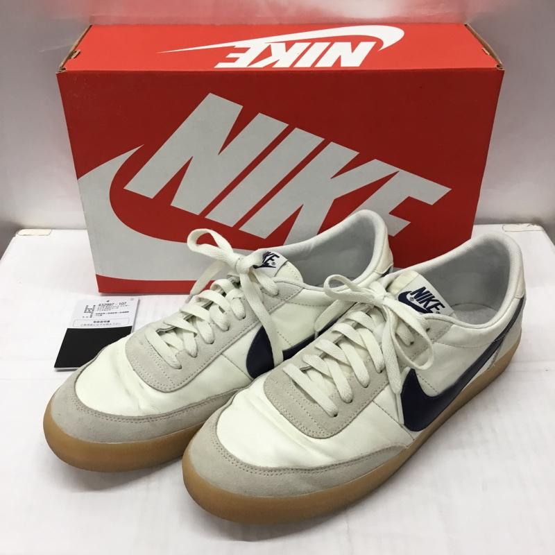 ナイキ NIKE スニーカー スニーカー 432997 107 KILLSHOT 2 LEATHER 29cm 箱有 29.0cm ロゴ、文字 紺 / ネイビー / X アイボリー / アイボリー /  メンズ USED 古着 中古 10111962