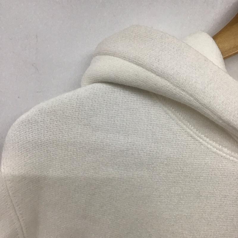 ミルクフェド MILKFED. パーカー 長袖 長袖パーカー プルオーバーパーカー スウェット チャンピオン M ロゴ、文字 白 / ホワイト /  レディース USED 古着 中古 10145145