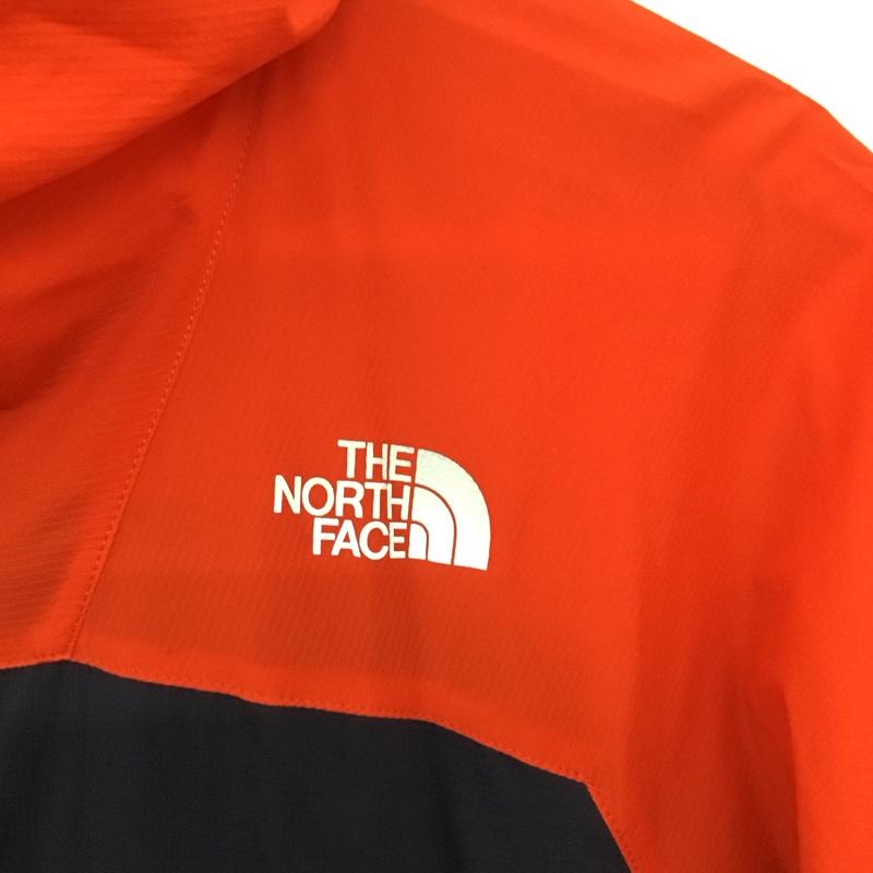 ザノースフェイス THE NORTH FACE ジャケット、上着 ジャンパー、ブルゾン np21561 SwallowtailVentHoodie ジップアップジャケット M ロゴ、文字 赤 / レッド / X 紺 / ネイビー /  メンズ USED 古着 中古 10150102