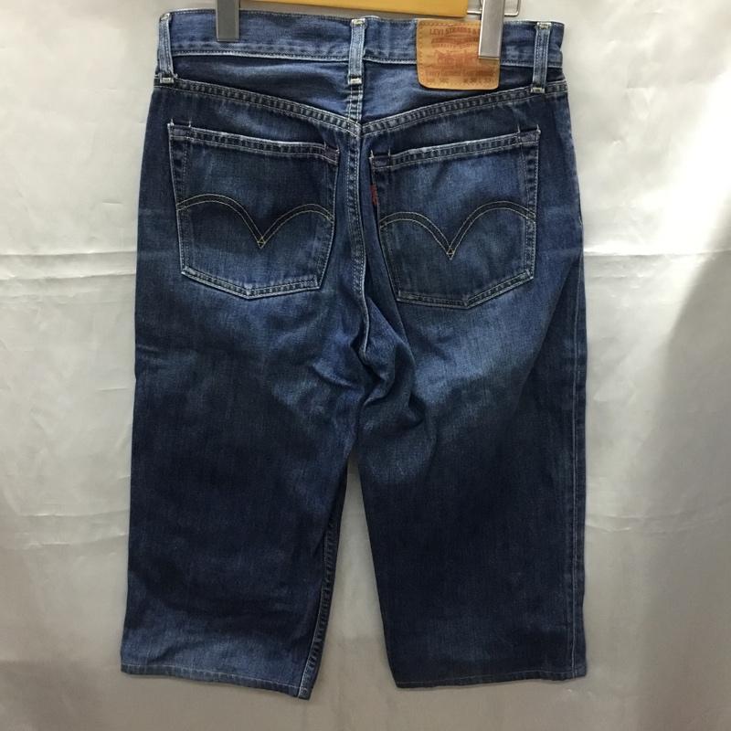 リーバイス Levi s パンツ デニム、ジーンズ ハーフパンツ 30インチ 無地 インディゴ / インディゴ /  メンズ USED 古着 中古 10108796