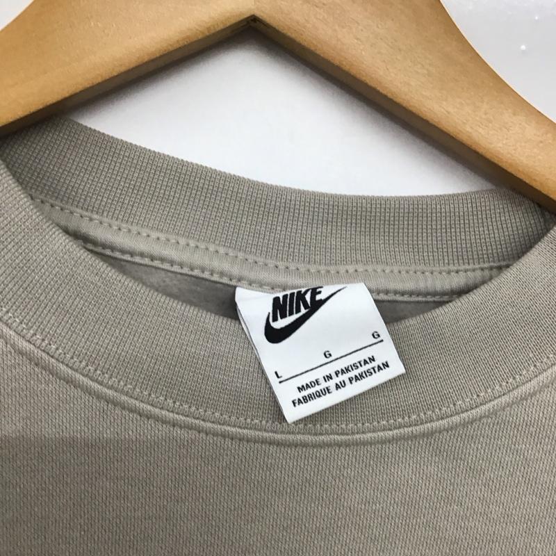 ナイキ NIKE トレーナー 長袖 dr5918-236 フェニックスFLCOSクルーL/Sトップ スウェット L ロゴ、文字 灰 / グレー /  レディース USED 古着 中古 10145140