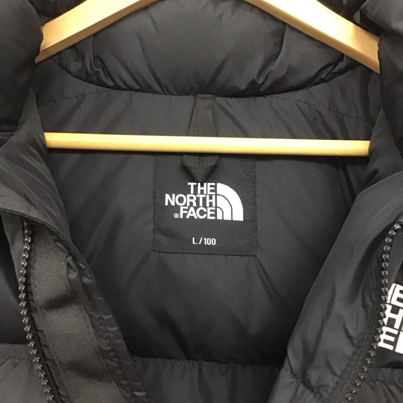 ザノースフェイス THE NORTH FACE ジャケット、上着 ジャンパー、ブルゾン nj1dp05a エコヌプシジャケット ジップアップダウンジャケット L ロゴ、文字 黒 / ブラック /  メンズ USED 古着 中古 10142361