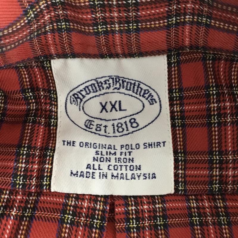 ブルックスブラザーズ BROOKS BROTHERS シャツ、ブラウス 長袖 ボタンダウンシャツ XXL チェック マルチカラー / マルチカラー /  メンズ USED 古着 中古 10109932