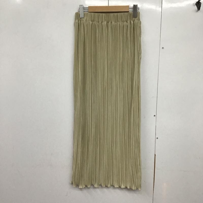 ローリーズファーム LOWRYS FARM スカート ロングスカート FREE 無地 ベージュ / ベージュ /  レディース USED 古着 中古 10142913