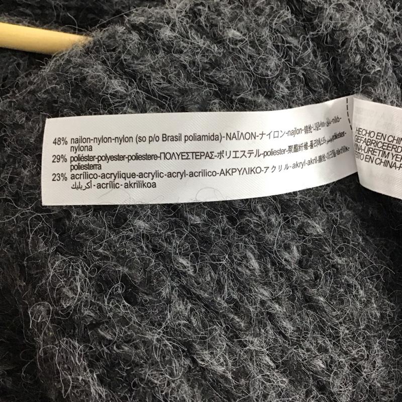 ザラ ZARA カーディガン 長袖 5755 180 922 ガウン ロング丈 XS 無地 灰 / グレー /  レディース USED 古着 中古 10145904