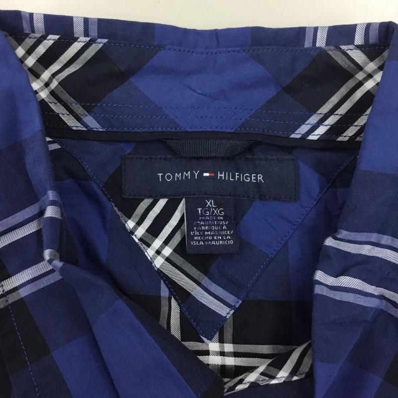 トミーヒルフィガー TOMMY HILFIGER シャツ、ブラウス 長袖 長袖シャツ カラーシャツ ポケットシャツ ボタンダウン チェックシャツ XL チェック マルチカラー / マルチカラー /  メンズ USED 古着 中古 10115117