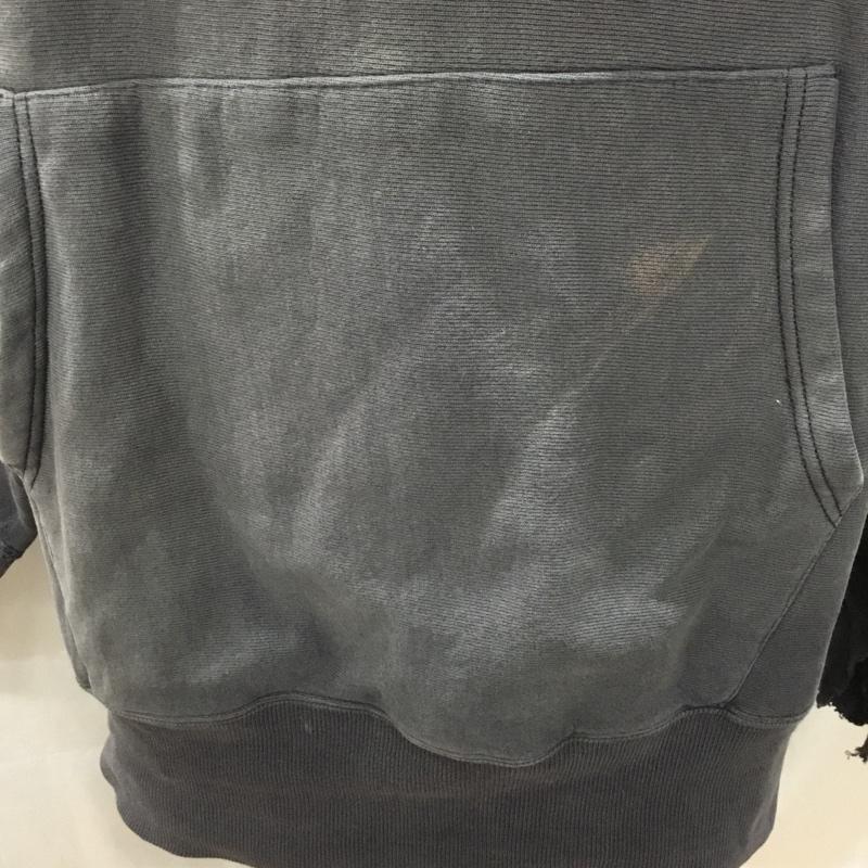 チャンピオン Champion パーカー 長袖 長袖パーカー フード付きパーカー プリントスウェット トレーナー 復刻 単色タグ XL 無地 黒 / ブラック /  メンズ USED 古着 中古 10122392