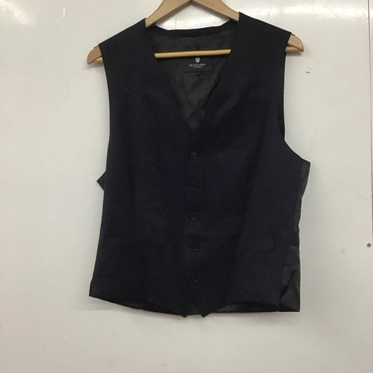 ブラックレーベルクレストブリッジ BLACK LABEL CRESTBRIDGE ベスト ベスト カジュアルベスト ノースリーブカットソー 前ボタン L 無地 紺 / ネイビー /  メンズ USED 古着 中古 10139598