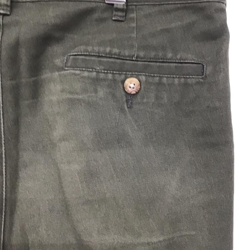 古着 USED パンツ チノパン チノパン ワイドパンツ カジュアルパンツ 無地 カーキ / カーキ /  メンズ USED 古着 中古 10142611