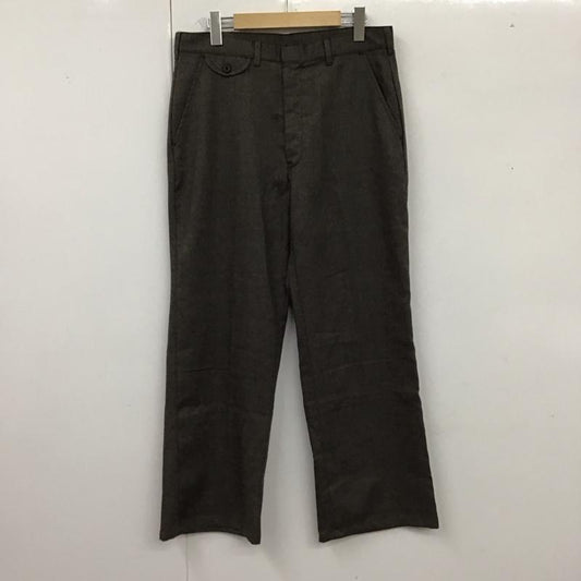 ラングラー Wrangler パンツ スラックス スラックスパンツ ワイドパンツ カジュアルパンツ 34 無地 茶 / ブラウン /  メンズ USED 古着 中古 10122765