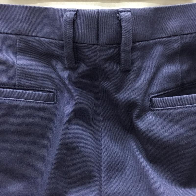 ポールスミス Paul Smith パンツ スラックス スラックスパンツ スリムパンツ カジュアルパンツ センタータックパンツ ストレッチパンツ M 無地 紺 / ネイビー /  メンズ USED 古着 中古 10120683