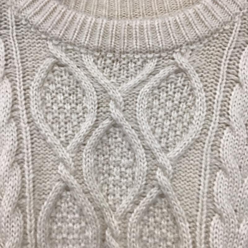 セレクトモカ select MOCA ニット、セーター 長袖 10008256 ケーブルオーバーサイズニット FREE 無地 アイボリー / アイボリー /  レディース USED 古着 中古 10142793