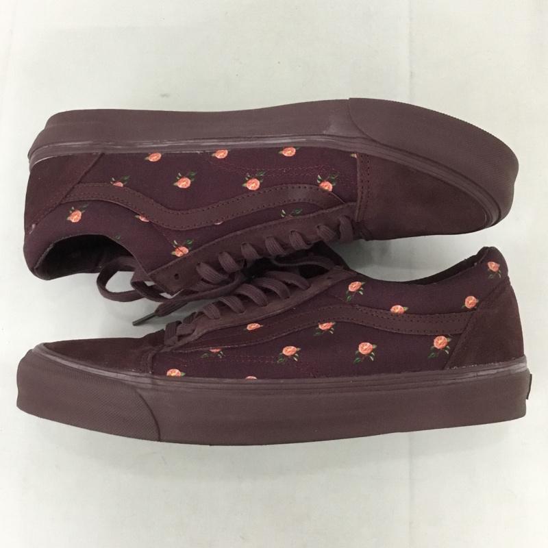 バンズ VANS スニーカー スニーカー 721278 28cm ローカット 28.0cm 花柄 紫 / パープル /  メンズ USED 古着 中古 10131673