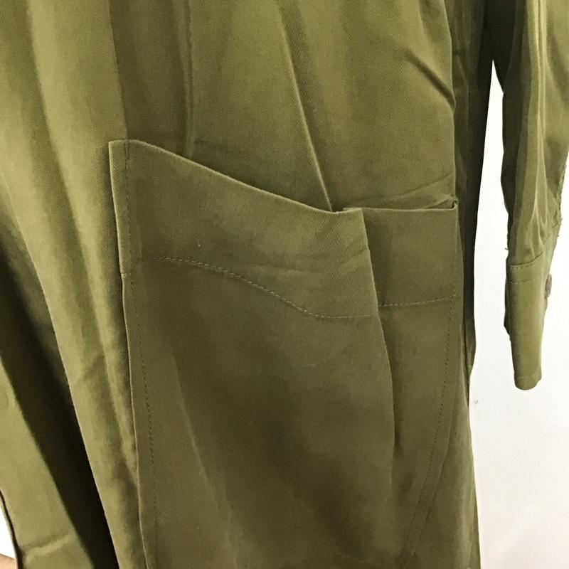 サニーレーベル Sonny Label ジャケット、上着 ジャケット、ブレザー LA94-27T003 テンセルフーディーワンピコート FREE 無地 カーキ / カーキ /  レディース USED 古着 中古 10116314