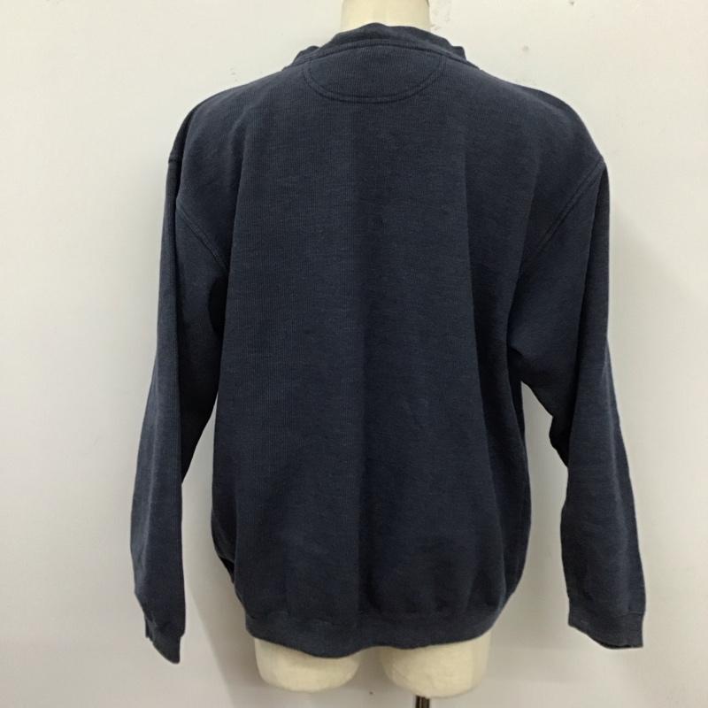 古着 USED トレーナー 長袖 L 無地 紺 / ネイビー /  メンズ USED 古着 中古 10121757