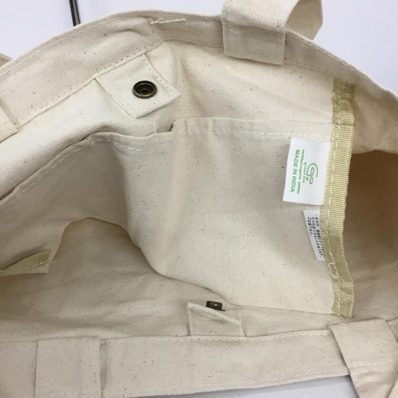 ザノースフェイス THE NORTH FACE ショルダーバッグ ショルダーバッグ オーガニックコットントート キャンバストート ロゴ、文字 アイボリー / アイボリー /  メンズ USED 古着 中古 10131803