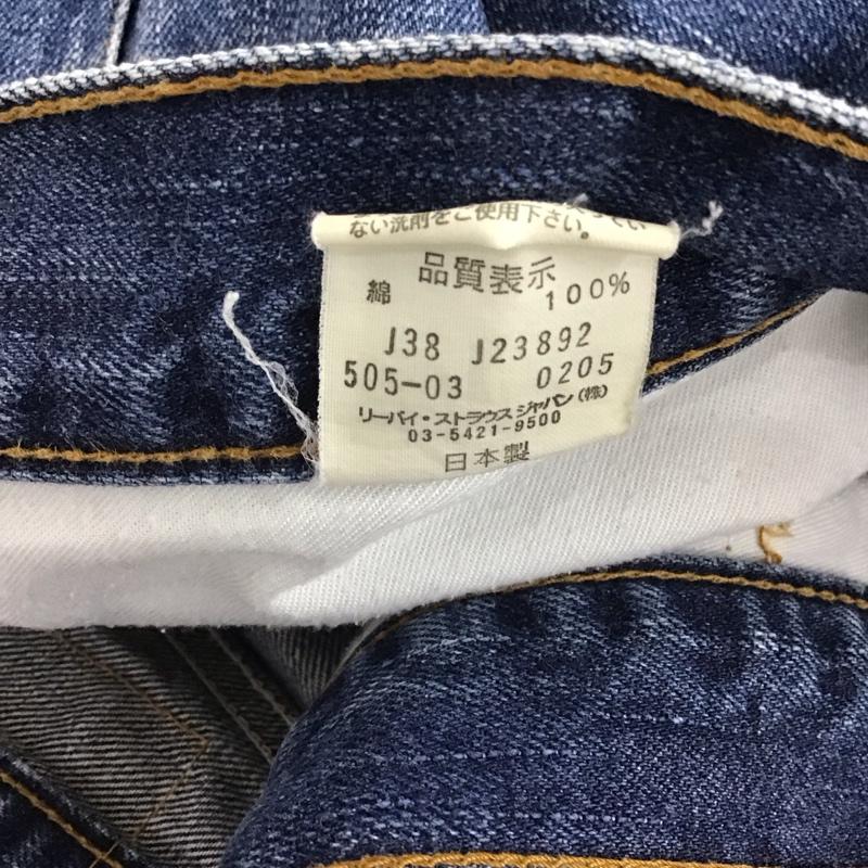リーバイストラウスアンドコー Levi Strauss & co. パンツ デニム、ジーンズ デニムパンツ スリムパンツ カジュアルパンツ 32インチ 無地 インディゴ / インディゴ /  メンズ USED 古着 中古 10150390