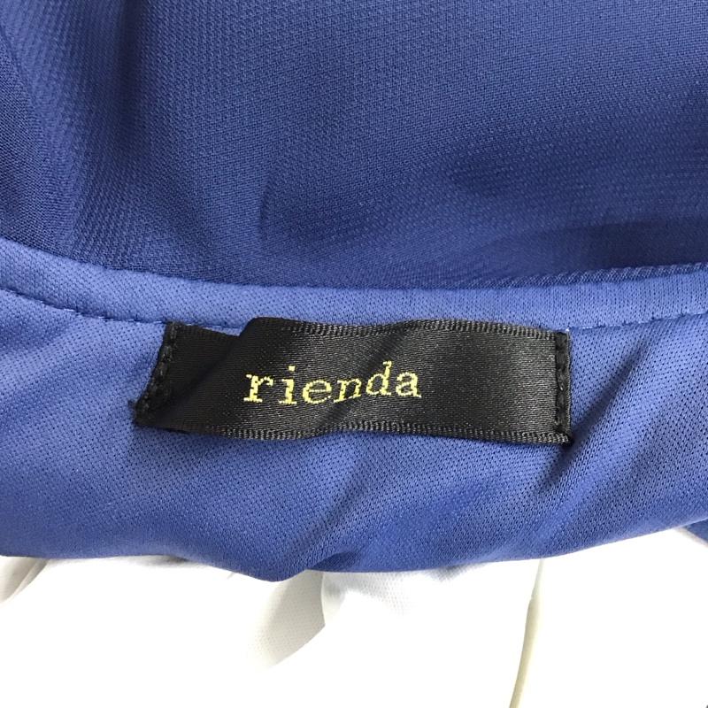 リエンダ rienda ワンピース ミニスカート 1107A493-0010 キャミワンピース S 花柄 紺 / ネイビー / X 白 / ホワイト /  レディース USED 古着 中古 10114060