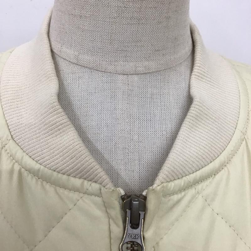 プリット PRIT コート コート一般 ZIPブルゾンコート キルティング 無地 アイボリー / アイボリー /  レディース USED 古着 中古 10108581