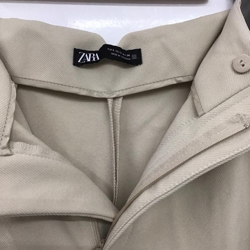 ザラ ZARA パンツ スラックス S 無地 ベージュ / ベージュ /  レディース USED 古着 中古 10148917