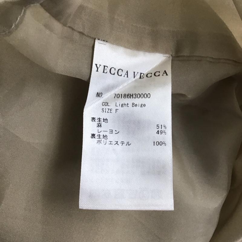 イェッカヴェッカ YECCA VECCA ワンピース ロングスカート FREE 無地 ベージュ / ベージュ /  レディース USED 古着 中古 10128876