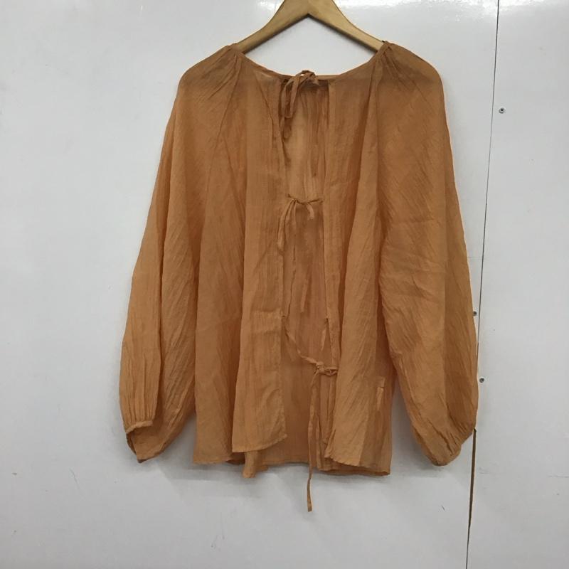 チャオパニック CIAOPANIC シャツ、ブラウス 長袖 無地 橙 / オレンジ /  レディース USED 古着 中古 10132055