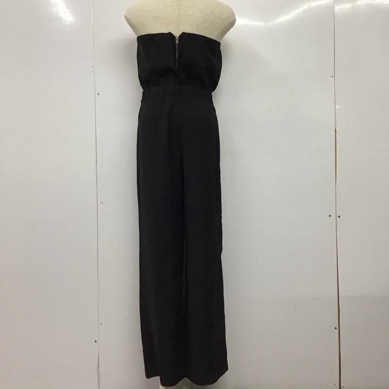 ザラベーシック ZARA BASIC ワンピース・ドレス・オールインワン ワンピース・ドレス・オールインワン オールインワン ノースリーブ ワイドパンツ S 無地 黒 / ブラック /  レディース USED 古着 中古 10149699