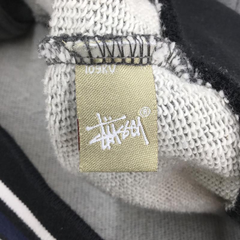ステューシー STUSSY ジャケット、上着 ジャンパー、ブルゾン スウェット　スタジャン　00s　STUSSY　TRIBE L ロゴ、文字 X 刺繍 黒 / ブラック /  メンズ USED 古着 中古 10122738