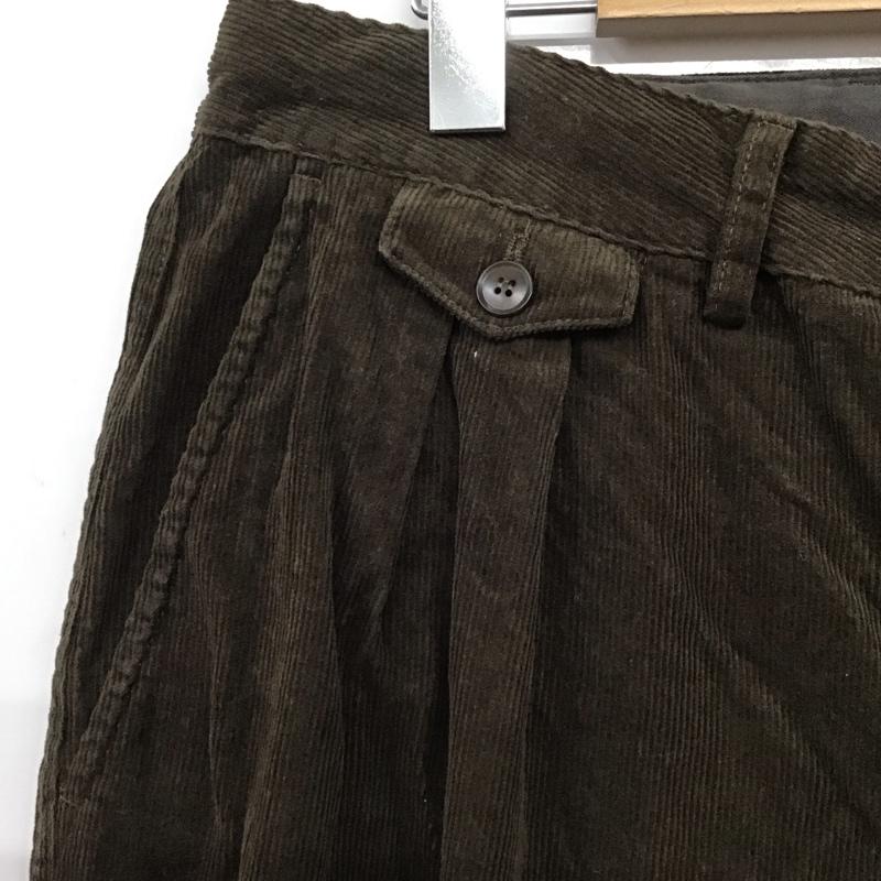 古着 USED ボトムス ボトムス NOTHOMME コーデュロイパンツ L 無地 茶 / ブラウン /  メンズ USED 古着 中古 10144977