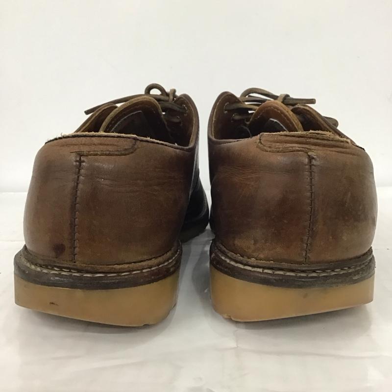 レッドウィング RED WING 革靴 革靴 8109 Work Oxford ワークオックスフォード 26.5cm モックトゥ US：8.5 無地 茶 / ブラウン /  メンズ USED 古着 中古 10111500