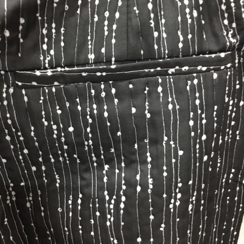 ザラ ZARA パンツ スラックス スラックスパンツ ワイドパンツ カジュアルパンツ S 総柄 黒 / ブラック /  レディース USED 古着 中古 10115808