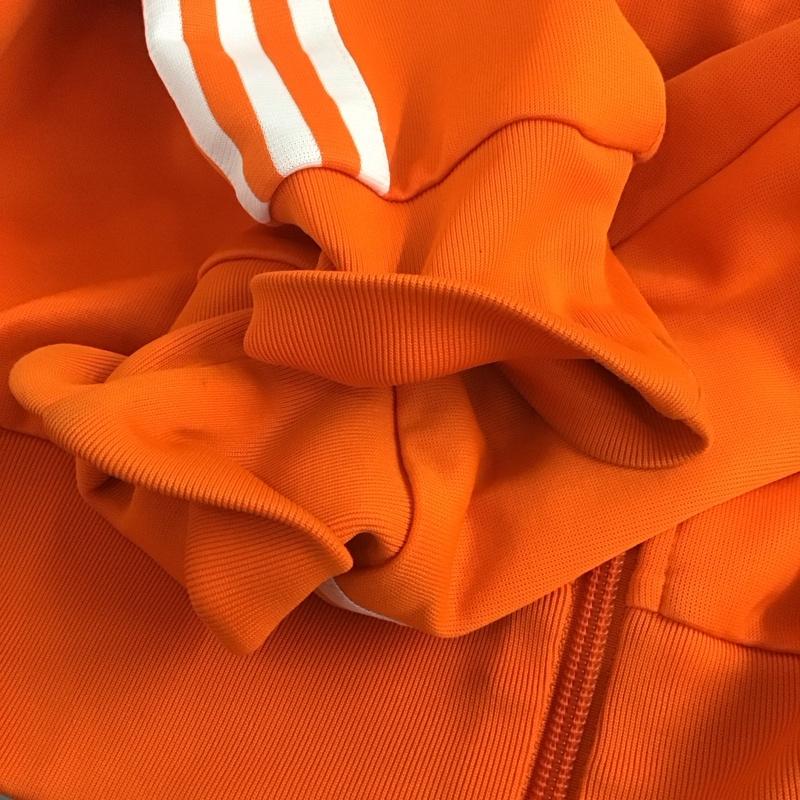 アディダス adidas ジャケット、上着 ジャンパー、ブルゾン 705766 オランダ代表 ジャージ ジップアップジャケット カジュアルジャケット L ロゴ、文字 橙 / オレンジ /  メンズ USED 古着 中古 10107095