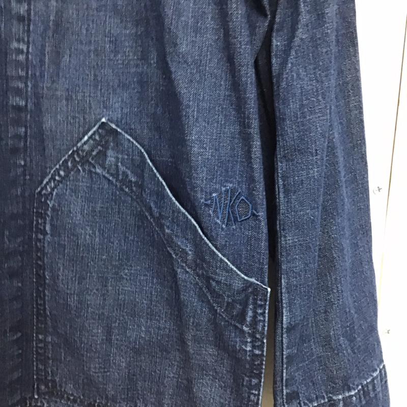 ニコアンド niko and... ジャケット、上着 ジャケット、ブレザー デニムジャケット パーカー アウター カジュアルジャケット 4 無地 インディゴ / インディゴ /  レディース USED 古着 中古 10149383