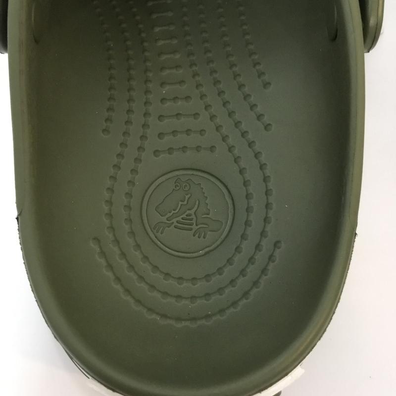 クロックス crocs サンダル サンダル 11016-37P CROCBAND クロックバンド 26cm 26.0cm 無地 カーキ / カーキ /  メンズ USED 古着 中古 10125454