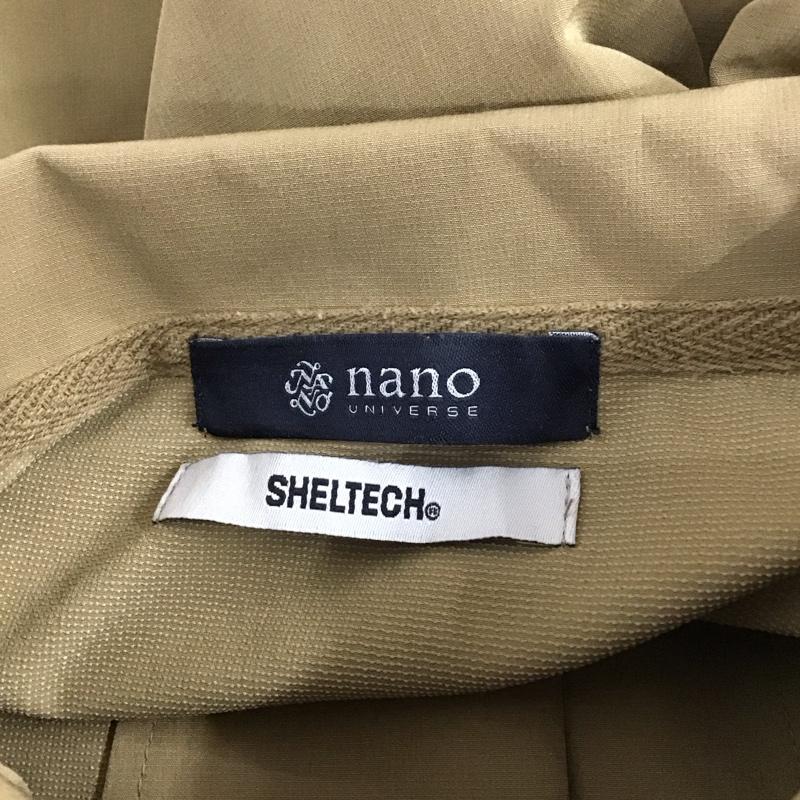 ナノユニバース nano・universe シャツ、ブラウス 半袖 672-0121004 SHELTECH オープンカラーシャツ S 無地 ベージュ / ベージュ /  メンズ USED 古着 中古 10107928