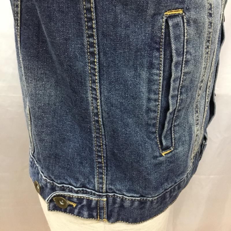 ナンバーナイン デニム NUMBER (N)INE DENIM ジャケット、上着 ジャケット、ブレザー デニムジャケット カラージャケット 長袖ジャケット ブルゾン Gジャン S 無地 インディゴ / インディゴ /  メンズ USED 古着 中古 10118656