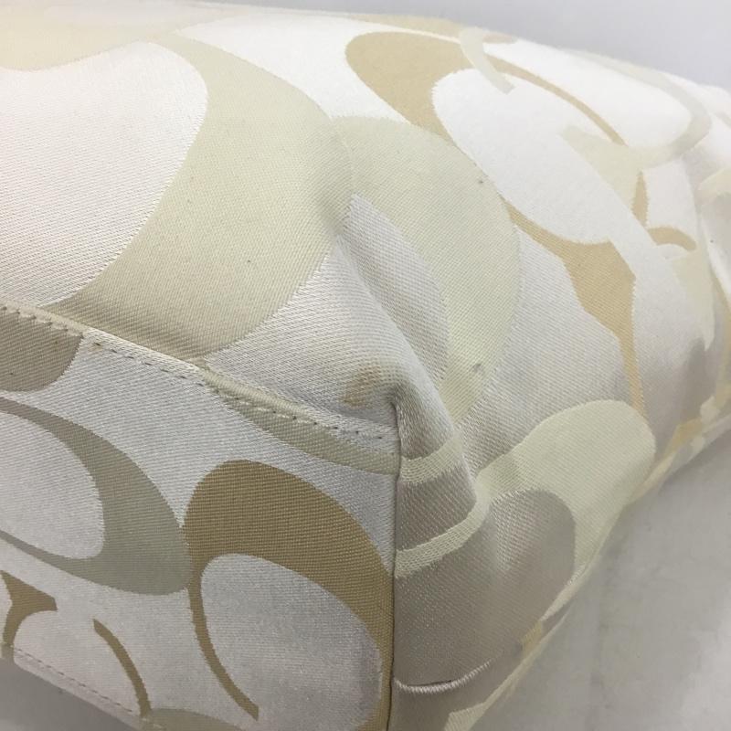 コーチ COACH トートバッグ トートバッグ F16911 シグネチャー 総柄 ベージュ / ベージュ / X 茶 / ブラウン /  レディース USED 古着 中古 10142816