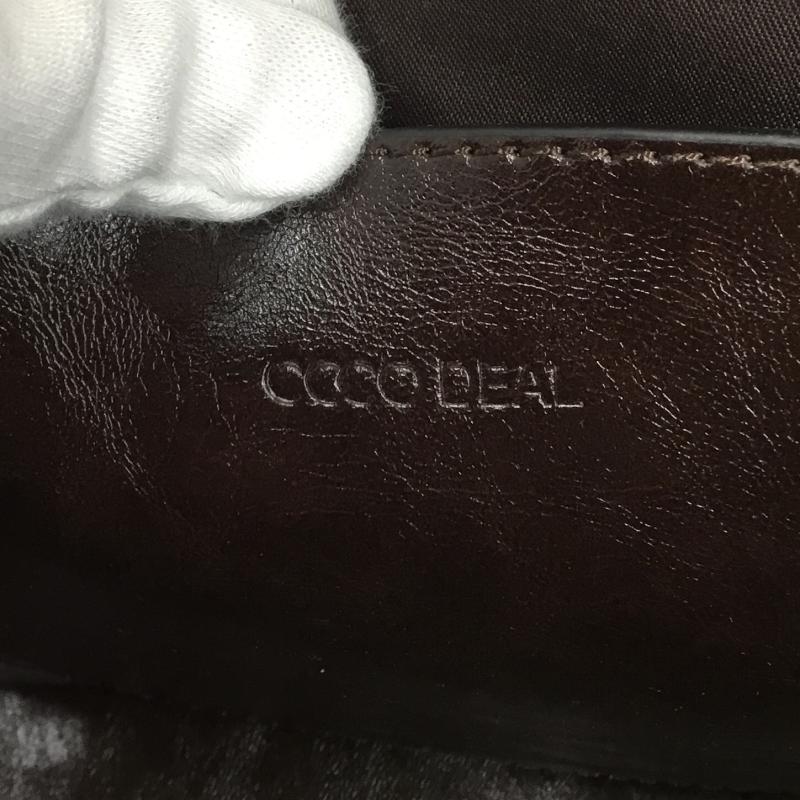 ココ ディール COCO DEAL ハンドバッグ ハンドバッグ 無地 茶 / ブラウン /  レディース USED 古着 中古 10134138