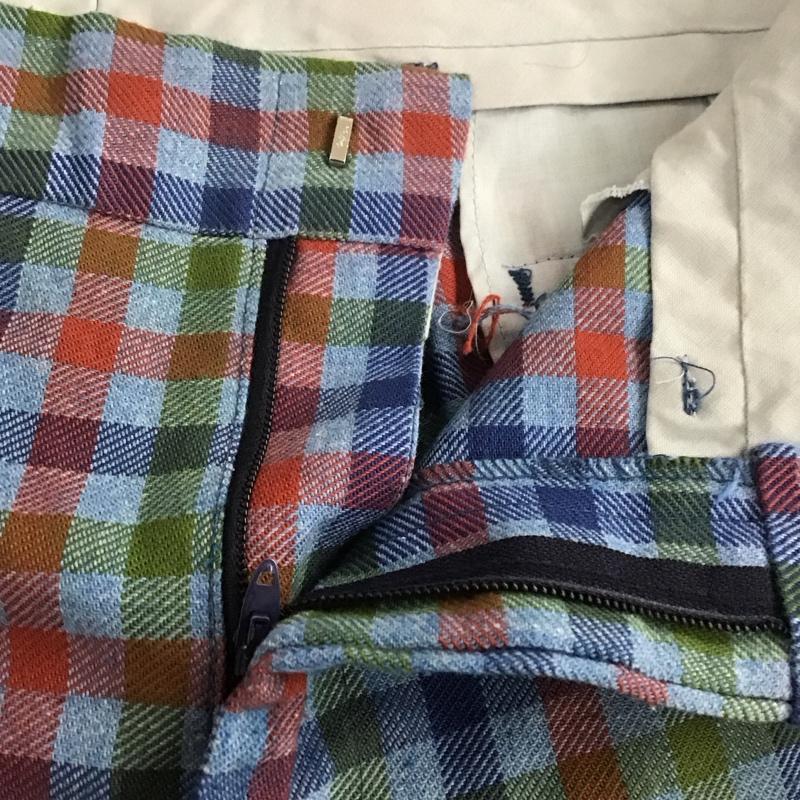 古着 USED パンツ スラックス MW チェック マルチカラー / マルチカラー /  メンズ USED 古着 中古 10106664