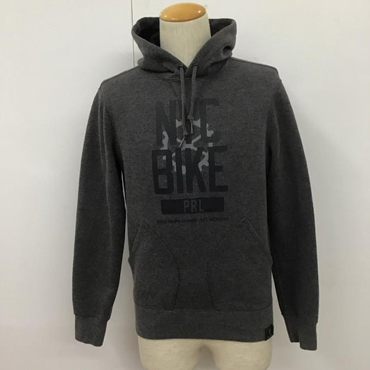 ポロラルフローレン POLO RALPH LAUREN パーカー 長袖 長袖パーカー フード付きパーカー プリントスウェット トレーナー S プリント 灰 / グレー /  メンズ USED 古着 中古 10110352