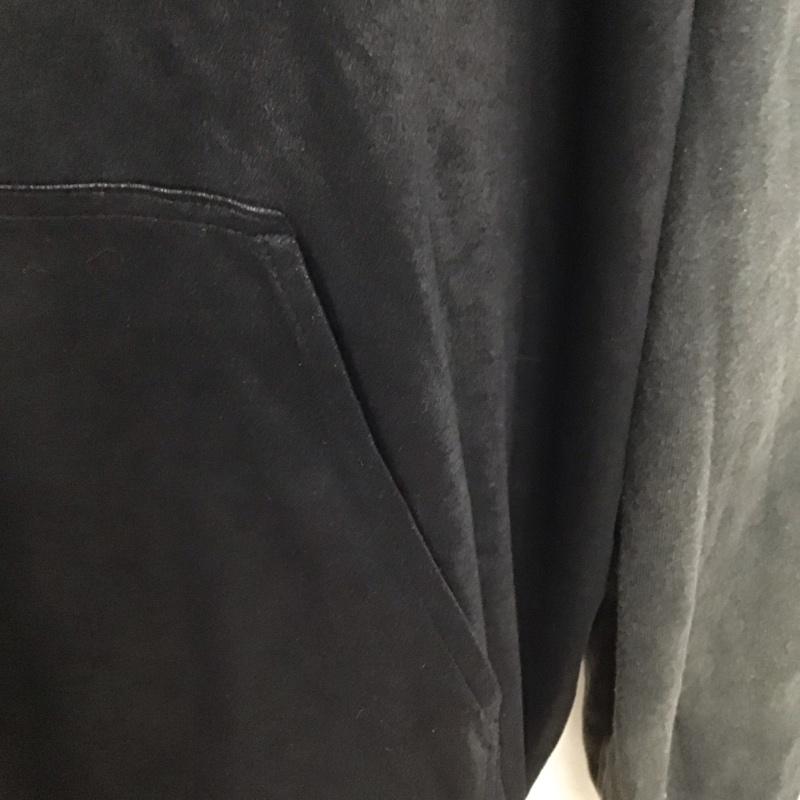 ヘイヘイ HEIHEI パーカー 長袖 無地 黒 / ブラック /  メンズ USED 古着 中古 10123568
