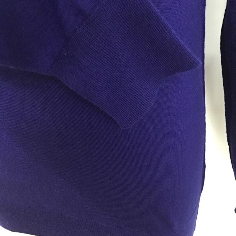 アタッチメント ATTACHMENT ニット、セーター 長袖 Vネック 3 無地 青 / ブルー /  メンズ USED 古着 中古 10120756