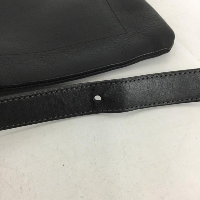 エンダースキーマ Hender Scheme ショルダーバッグ ショルダーバッグ one side belt bag レザー ロゴ、文字 黒 / ブラック /  メンズ USED 古着 中古 10147448