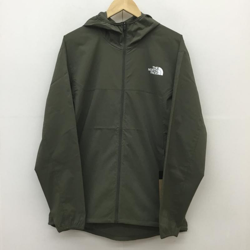 ザノースフェイス THE NORTH FACE ジャケット、上着 ジャケット、ブレザー ES Anytime Wind Hoodie ES エニータイムウインドフーディ NP72385 タグ付 L ロゴ、文字 カーキ / カーキ /  メンズ USED 古着 中古 10108111