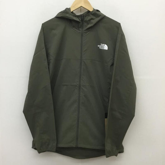 ザノースフェイス THE NORTH FACE ジャケット、上着 ジャケット、ブレザー ES Anytime Wind Hoodie ES エニータイムウインドフーディ NP72385 タグ付 L ロゴ、文字 カーキ / カーキ /  メンズ USED 古着 中古 10108111