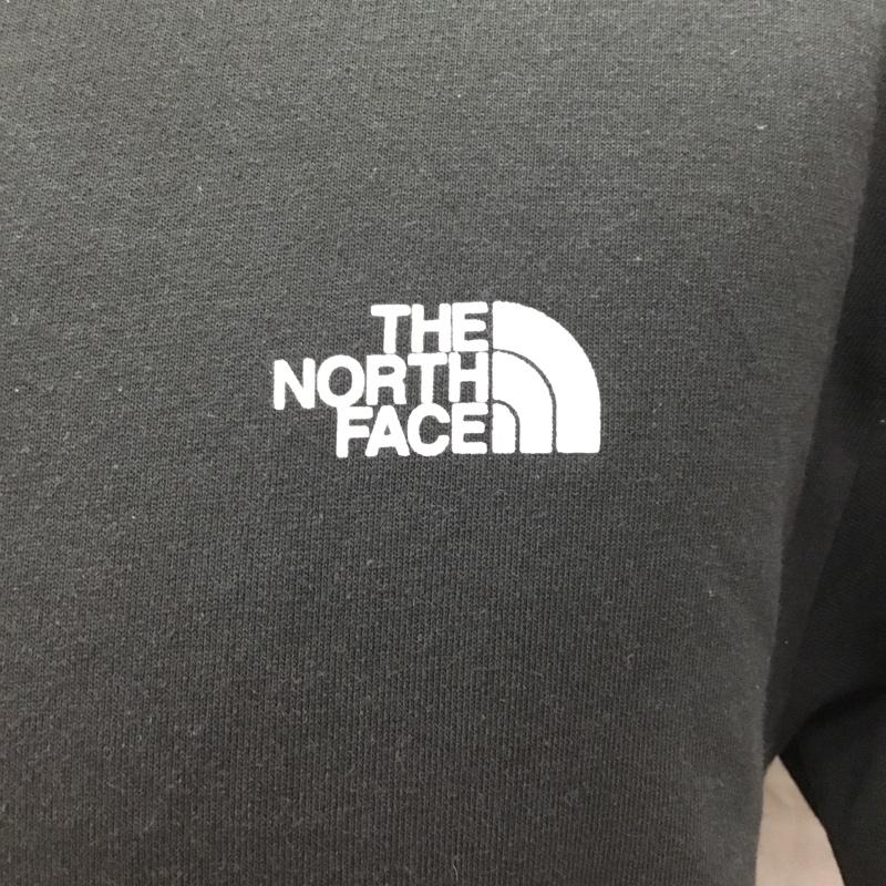 ザノースフェイス THE NORTH FACE Tシャツ 半袖 NT32145 ナショナルフラッグバックロゴTシャツ 半袖カットソー プリントTシャツ L プリント 黒 / ブラック /  メンズ USED 古着 中古 10120254