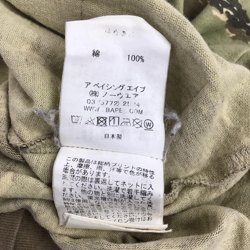 アベイシングエイプ A BATHING APE カットソー 長袖 長袖カットソー プリントカットソー クルーネック XXL プリント マルチカラー / マルチカラー /  メンズ USED 古着 中古 10130265