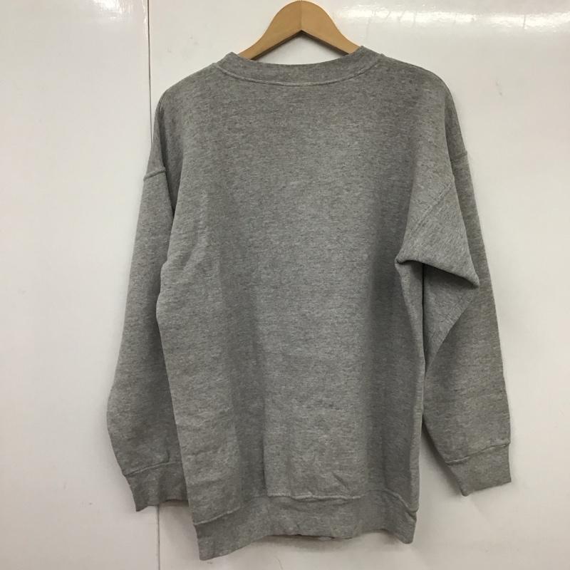 ボルコム VOLCOM トレーナー 長袖 長袖トレーナー スウェット クルーネック プルオーバー 90S 旧タグ M ロゴ、文字 灰 / グレー /  メンズ USED 古着 中古 10131975