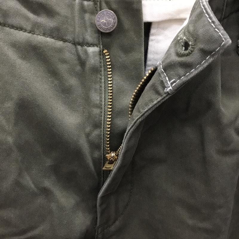 バックボーン BACK BONE パンツ チノパン BB13FW-P11 コットン タック入り L 無地 カーキ / カーキ /  メンズ USED 古着 中古 10119176